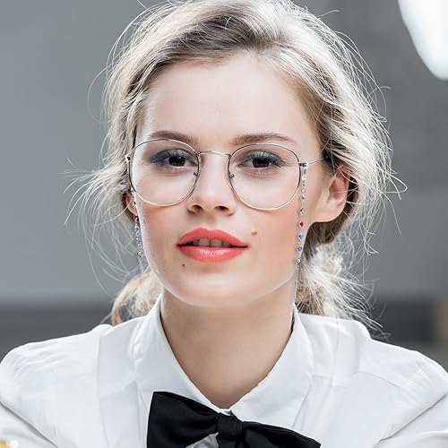 Miniatura 4 de Dohia Cadenas de gafas para mujer con cuentas para gafas de sol, soporte de cuerda para gafas de sol, soporte para correa D2-JSYJL