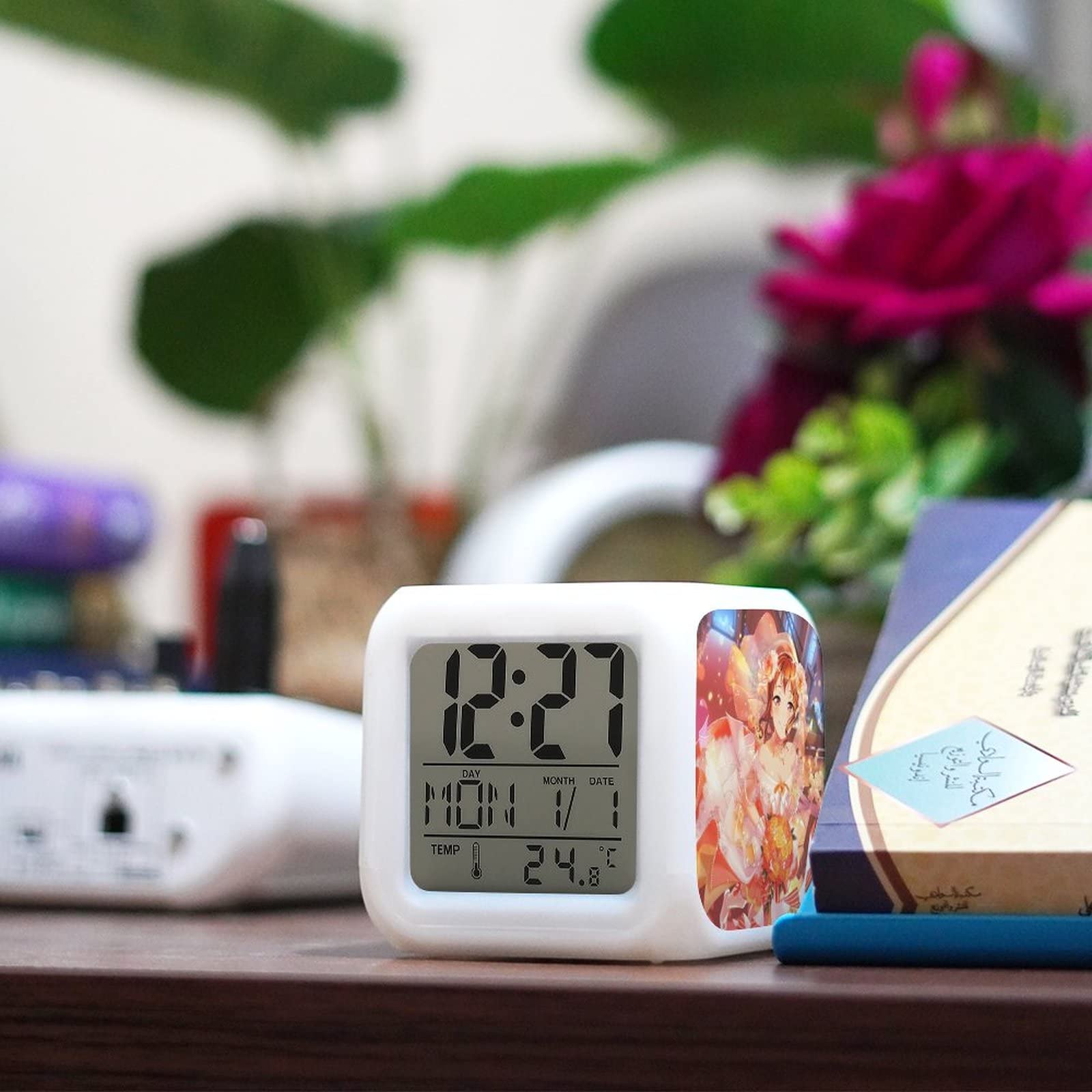 Amazon.co.jp: バンドリ！戸山 香澄 目覚まし時計 LEDデジタル時計