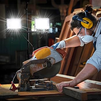 Skier SUDRY 200W LED ビデオライト デイライト 2台セット Work Lights 21000 Lumen LED Work Lights with Stand, Dual