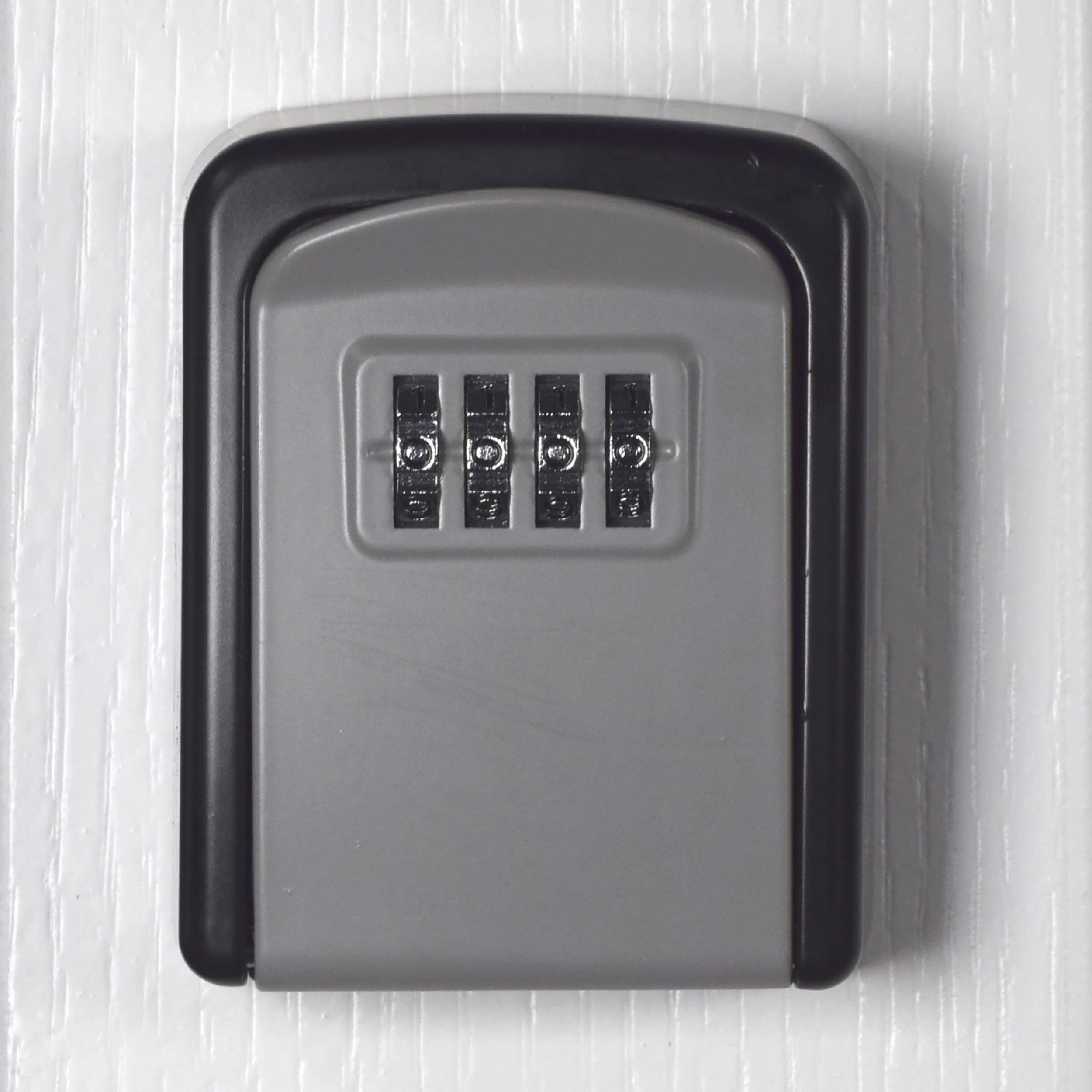 THIRARD - Boîte à Clé à Combinaison - Modèle Murale - Acier - Utilisation Intérieure et Extérieure - Sécurisée - 4 Chiffres Modifiables - 37 x 75 mm - Noir