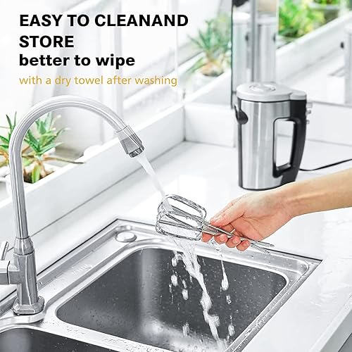 Miniatura 5 de Accesorios para batidoras de mano – Batidores compatibles para batidoras Hamilton Beach 62682RZ, 62692, 62695V, 64699 – Piezas de repuesto para