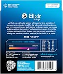 Elixir Strings, Electric Guitar Strings, Nickel Plated Steel with NANOWEB Technology, Longest-Lasting Bright Tone with Comfortable Feel, 4 Pack, Light 10-46