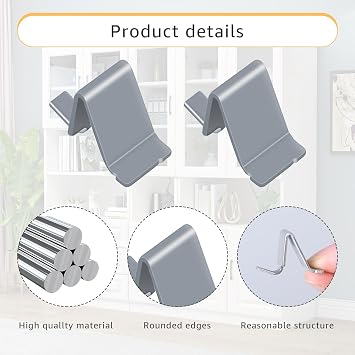 Removable Metal Shelf Support Clips-Metal Cabinet Shelf Clips is Compatible with Sandusky Metal Cabinet and Other Metal Cabinets (14 pcs)