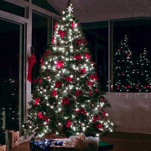 Miniatura 7 de RUICHEN Cable plateado de 33 pies con 100 luces LED USB con interruptor de encendidoapagado (blanco frío)