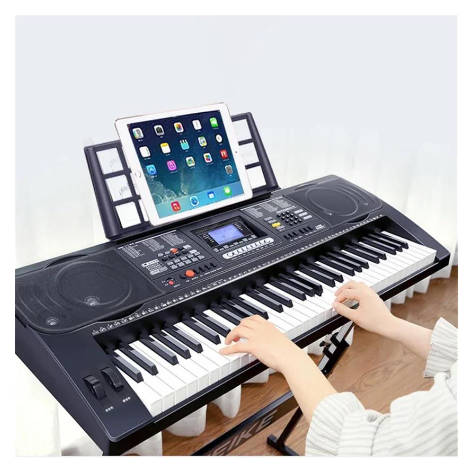 klawiatura elektryczna wielofunkcyjna Przenośny 61-klawiszowy Syntezator Pianina Cyfrowego Klawiatura Elektroniczna Musicale Piano Keyboard Piano