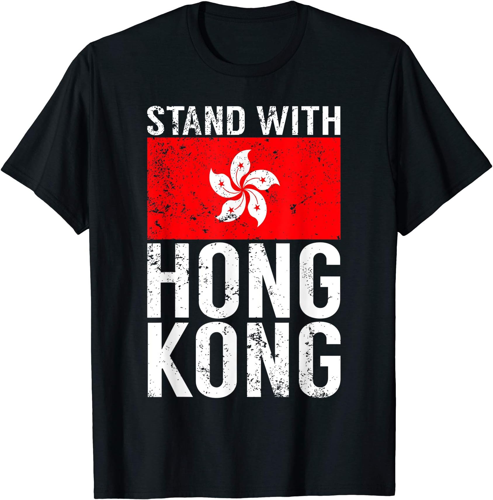 Free Hong Kong T-Shirt GiftsStand With Hong Kong Flag Shirts Pro Democracy Shirt Gifts T-Shirt