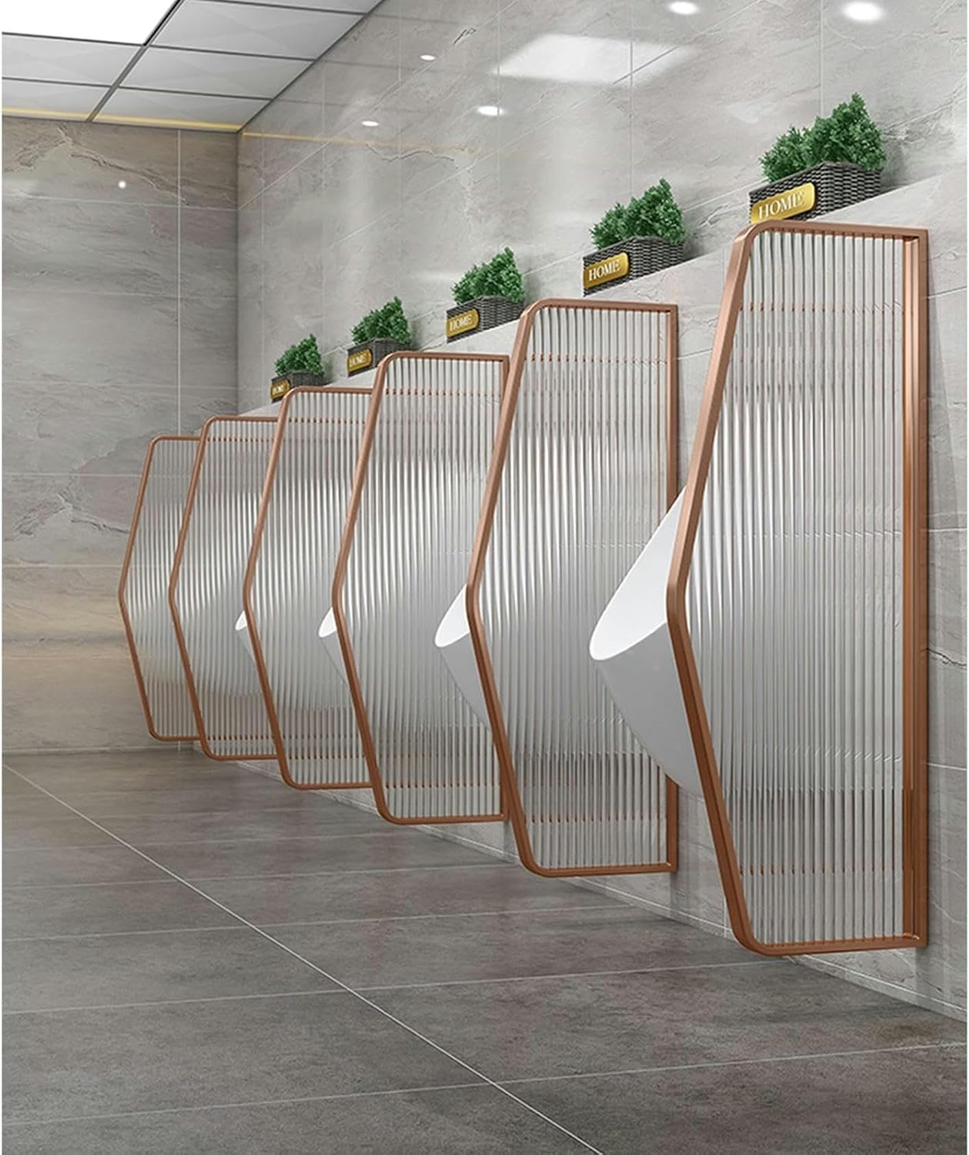 GJZQDKX Urinary Partition, Privacy Screen For Adult Urinal, Privacy Screen Divisor, PARTMENT OF PLAYED ON THE WALL, PARTITION OF TOILET FOR PUBLIC SPACE/BATHROOM/HOTEL 110 CM (