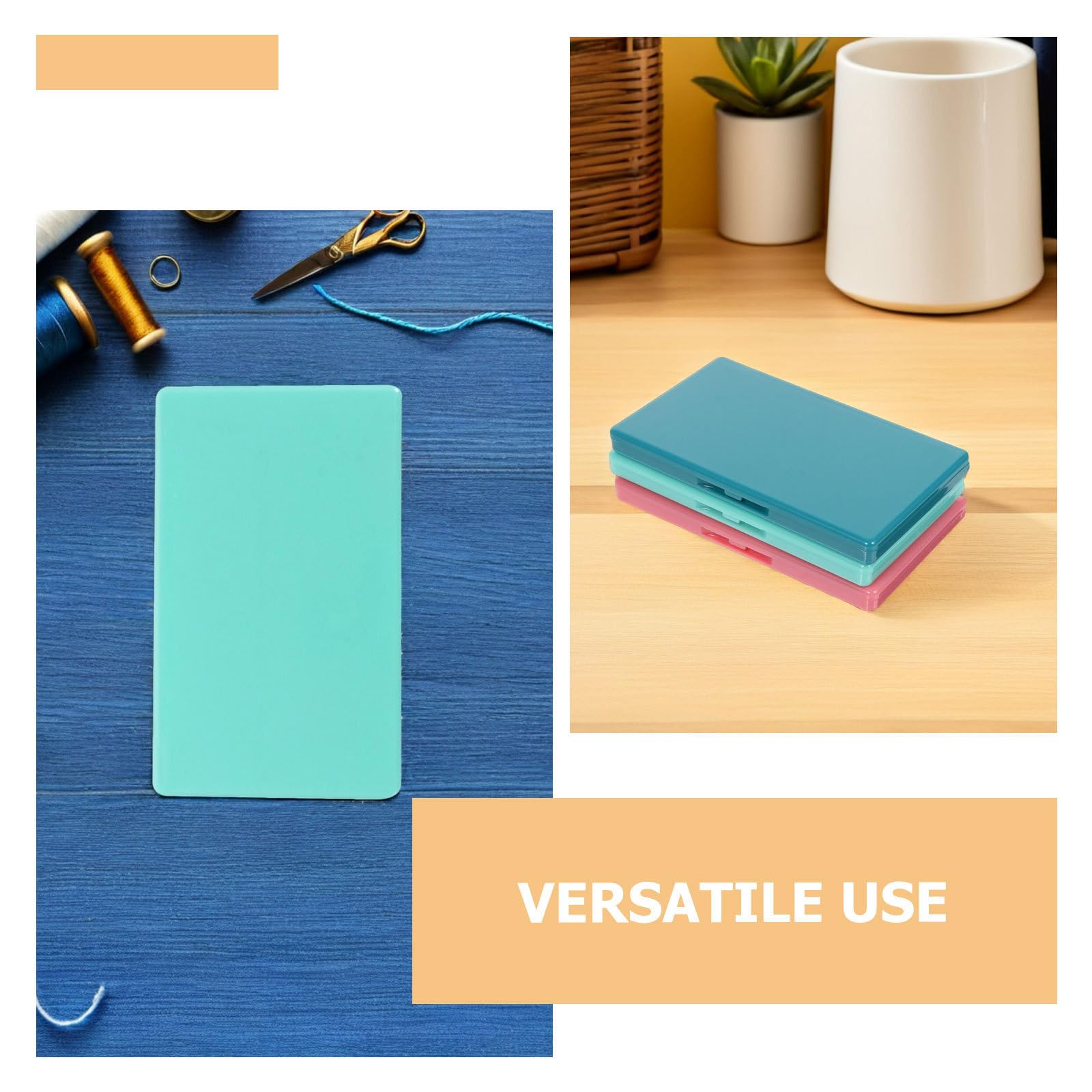 POPETPOP Estuche Magnético para 6 Agujas de Coser Cierre Seguro, Caja Portátil de Plástico para Almacenamiento y Protección Suave en Bordado y Viaje
