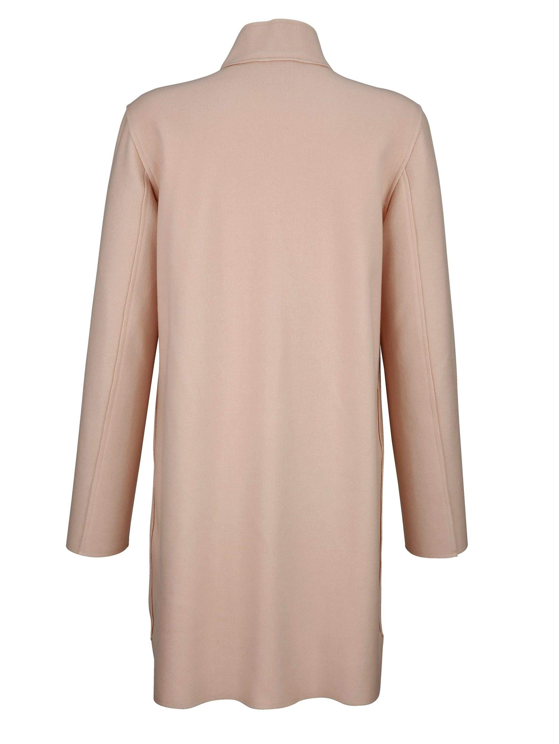 Marken Mantel Jacke in Doubleface-Qualität beige Gr. 46, Gr. 48 1120379370