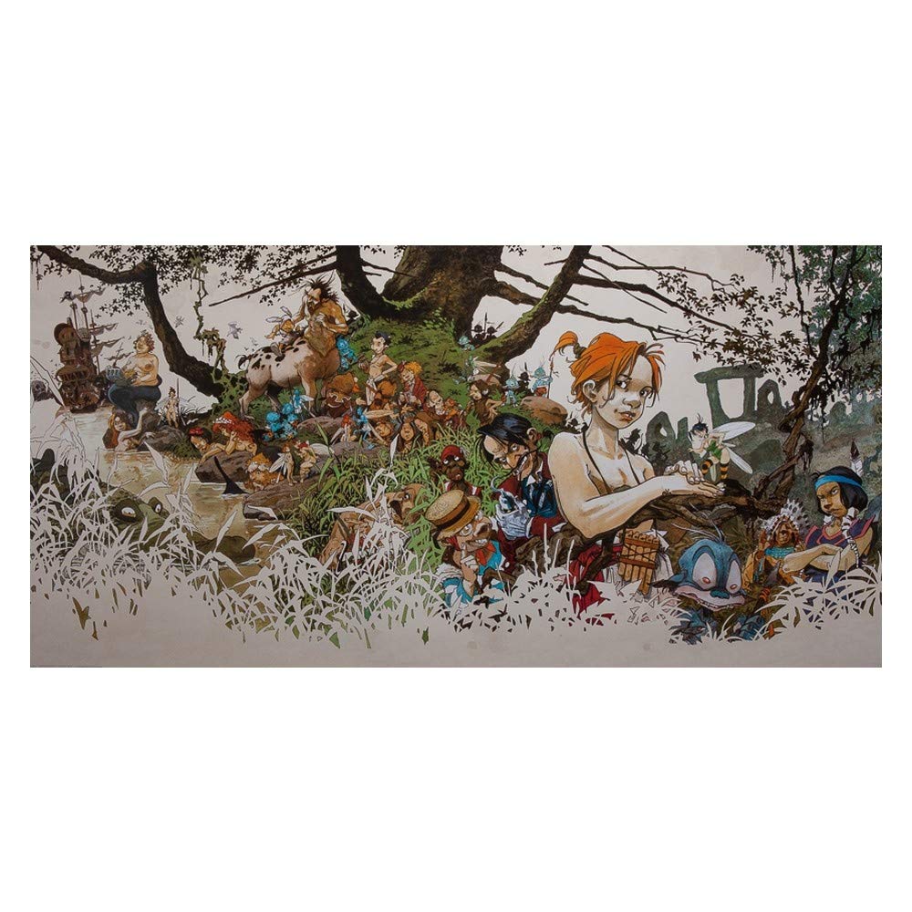 Poster Peter Pan Loisel grand format 100x50cm : affiche BD offset CC Editions déco - 2