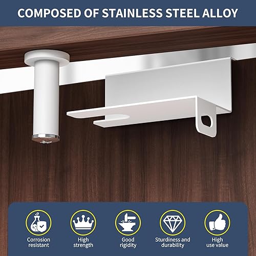 Miniatura 4 de Cerradura superior de puerta a prueba de niños, cerradura de puerta de seguridad para niños Dahuiby hecha de metal duradero, cerradura de puerta