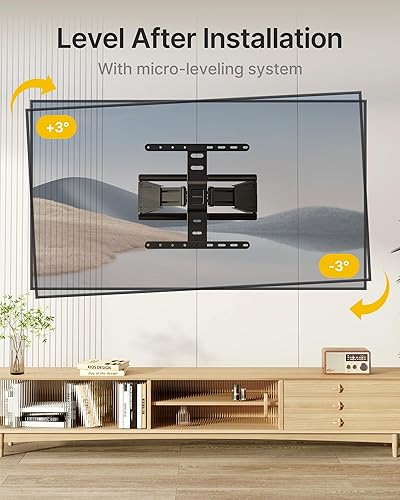 Miniatura 6 de monTEK Soporte de pared ultra delgado de 0.77 pulgadas para televisores de 37 a 75 pulgadas, soporte de pared delgado de perfil bajo para TV de