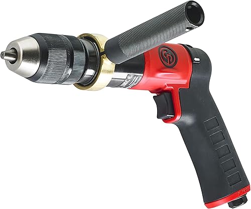 Chicago Pneumatic CP9789C - Taladro eléctrico de aire, taladro manual, herramientas eléctricas y mejoras del hogar, portabrocas sin llave, mango de