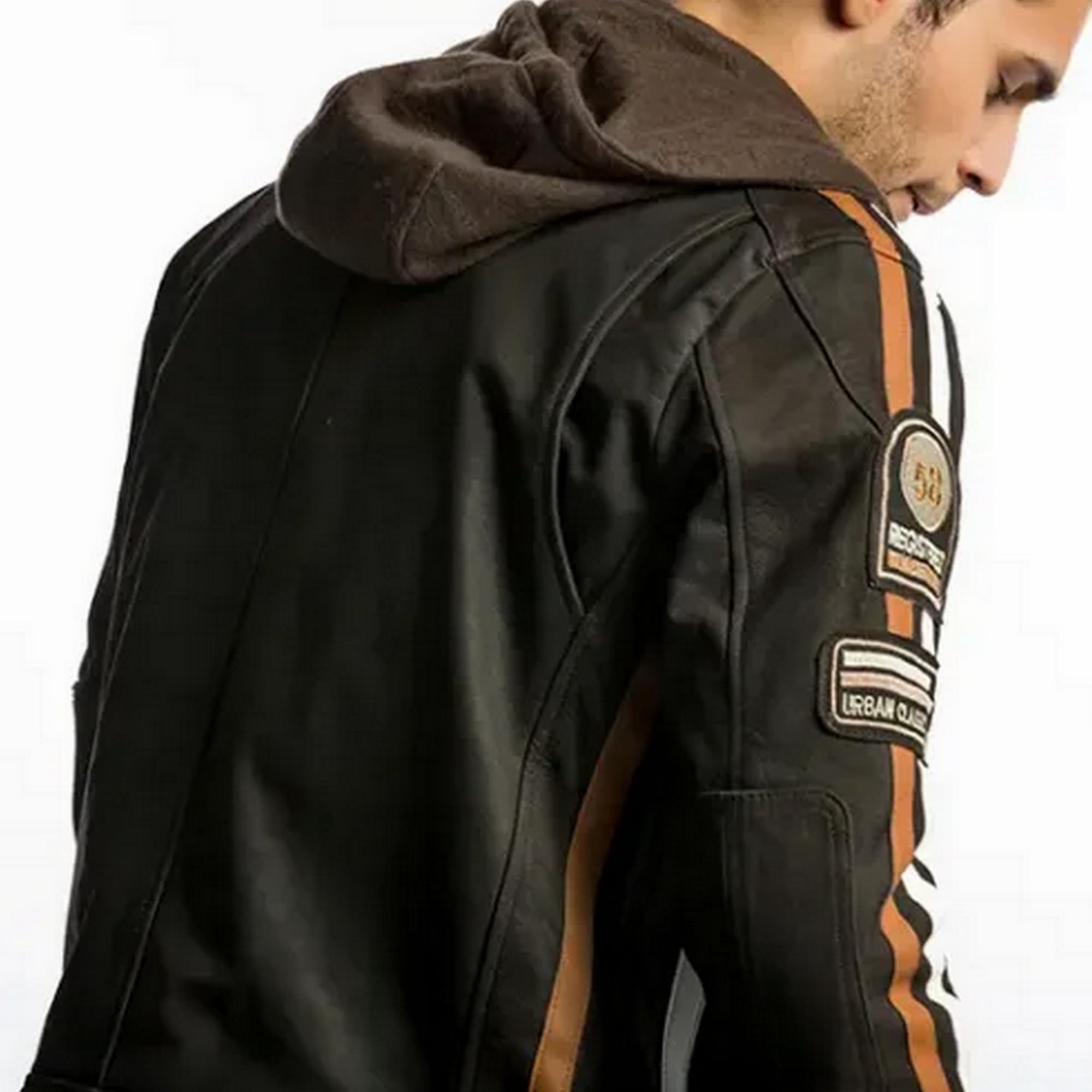 58 kurtka męska, brązowa, rozmiar: 2XL