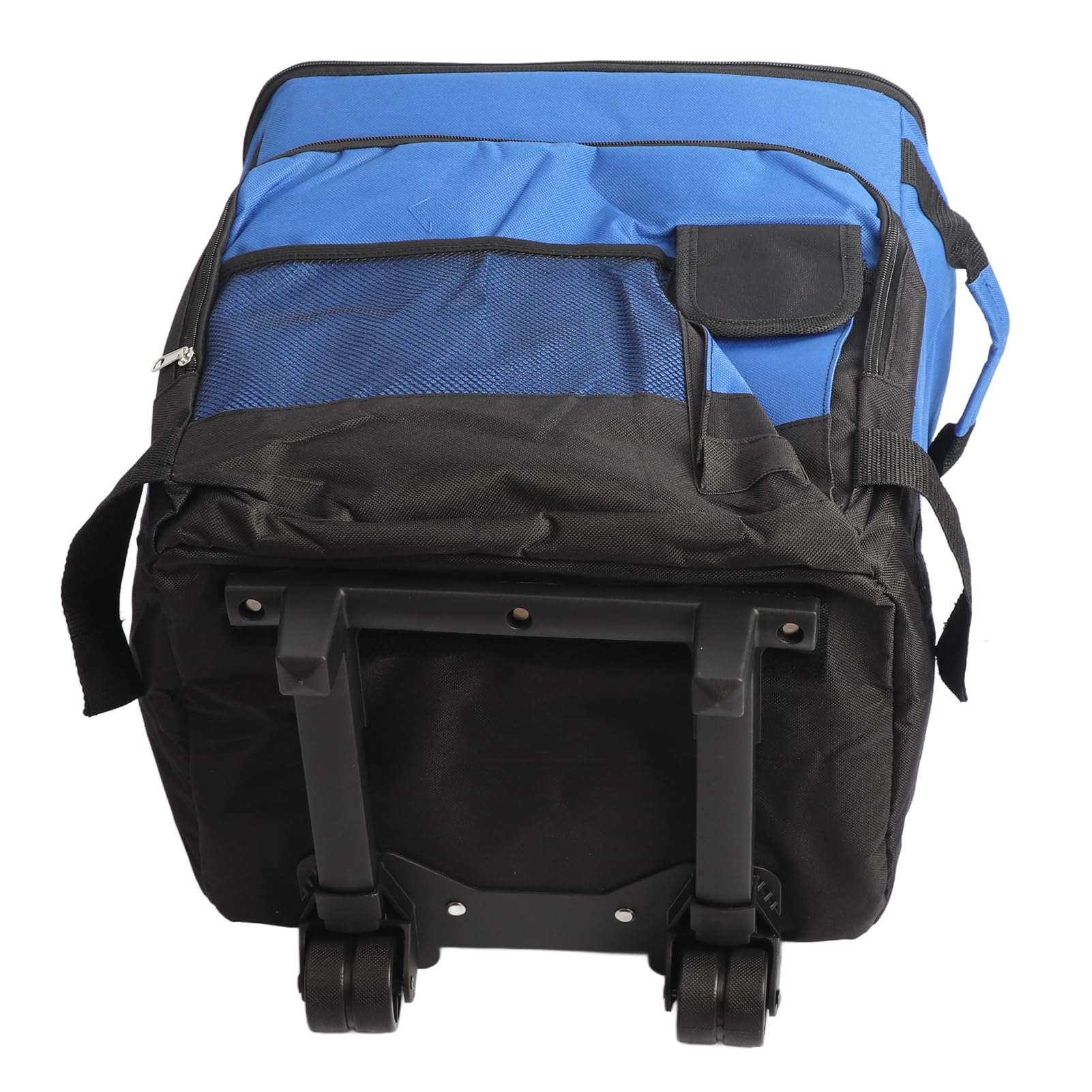 Glacière Roulante Portable 35 L en Aluminium étanche pour Camping, Pêche, Plage Bleu