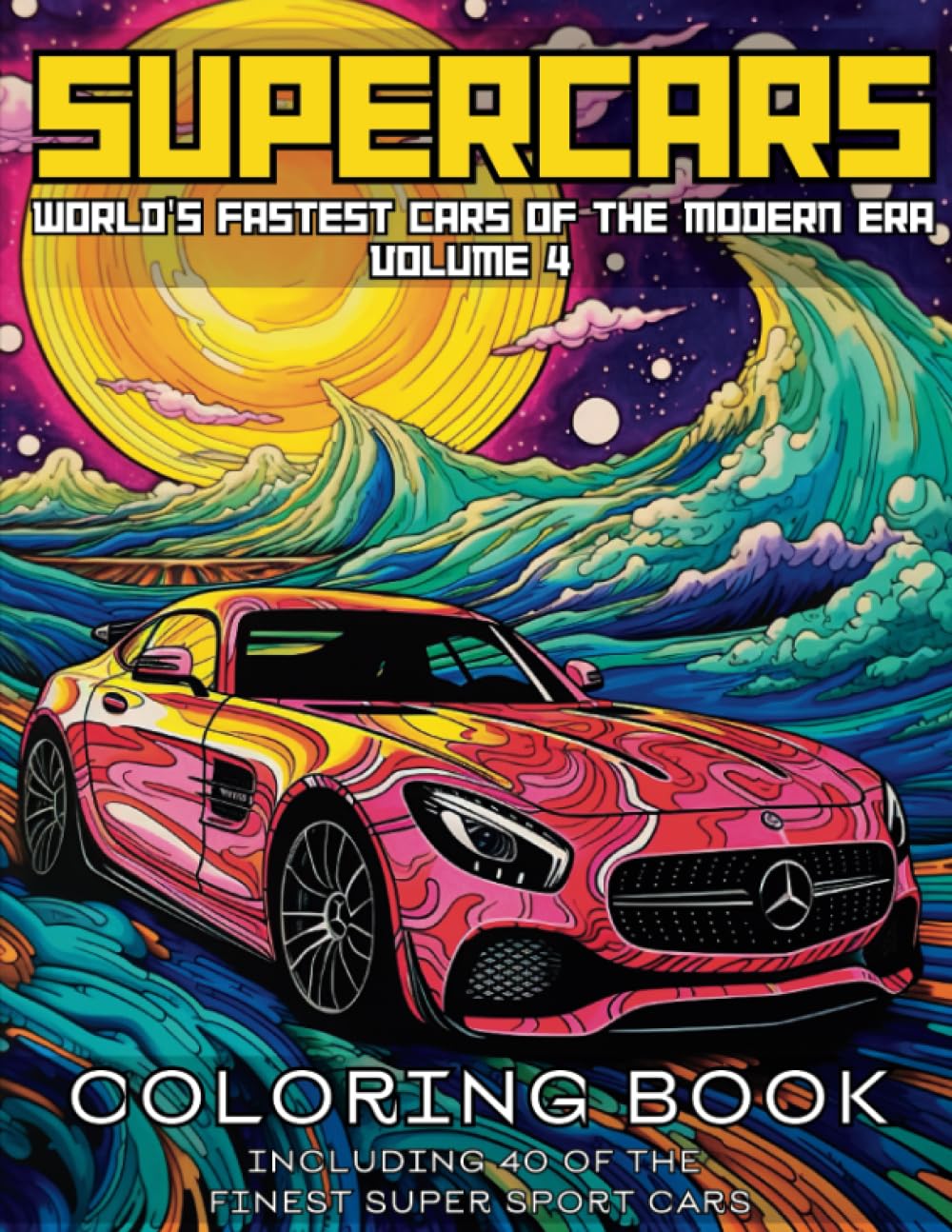 Amazon.com: SUPERCARS Coloring Book for Adults: Volume 4 - Worlds ...