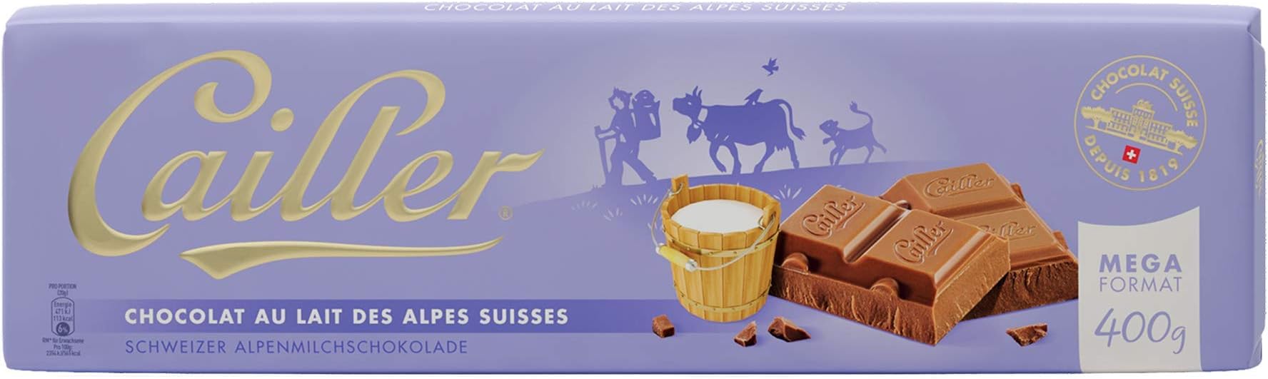 Cailler milk chocolate (400g)