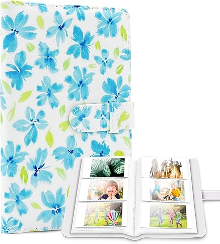 Ablus Álbum de fotos de 96 bolsillos para cámara instantánea Fujifilm Instax Mini 11 90 70 9 8+ 8 LiPlay, cámara instantánea Polaroid Snap SnapTouch