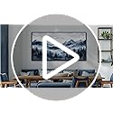 ERQINHUA Black Framed Canvas Wall Art For Bedroom Large Wall Decor For Living Room Modern Office Home Decorations Printed Misty and Fog Forest Painting Mountain Landscape Wall Aesthetics 24x48 In