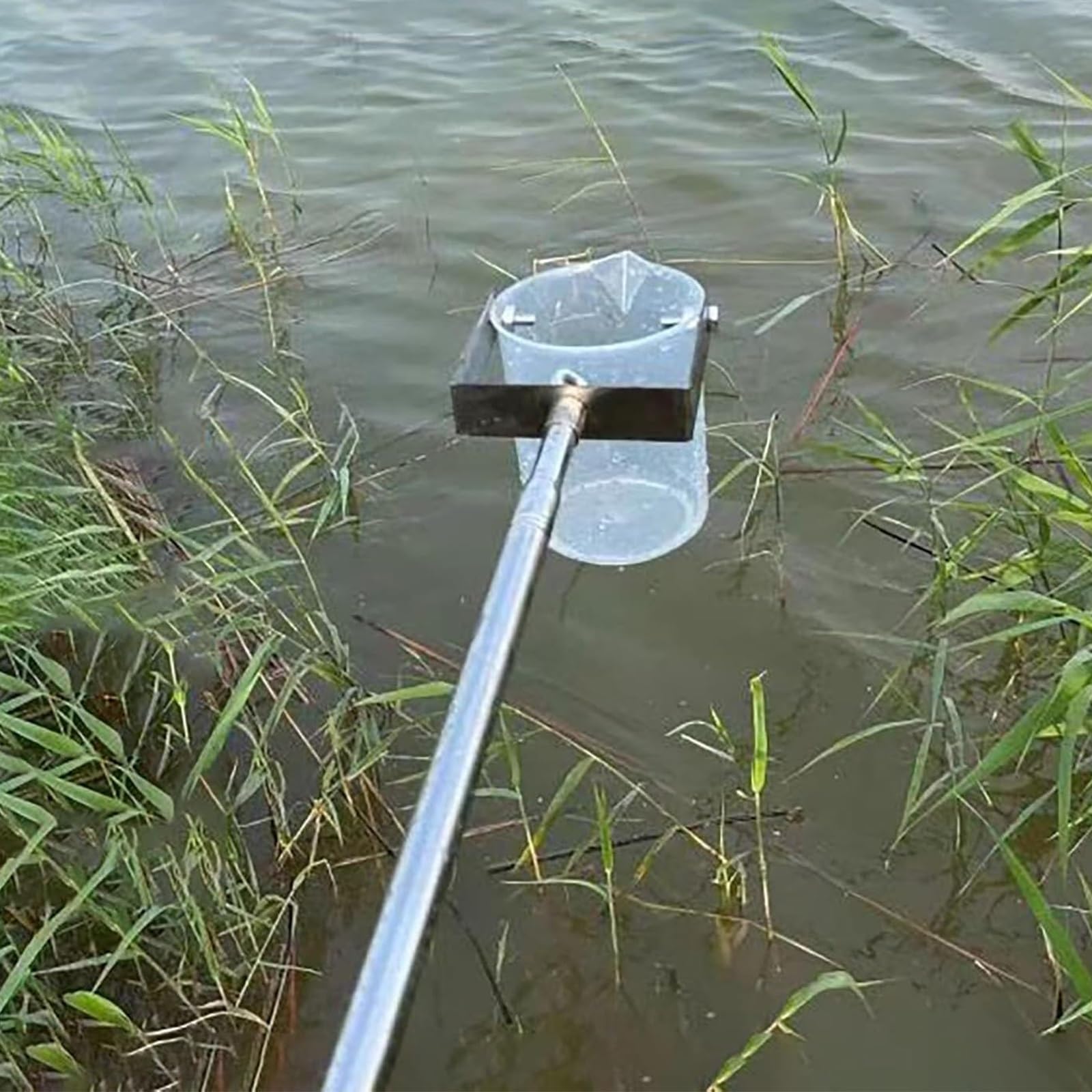 Campionatore telescopico per acqua, 1000 ml, regolabile, in acciaio inox e polipropilene, per la pulizia della piscina, campionamento dell'acqua e scrematura