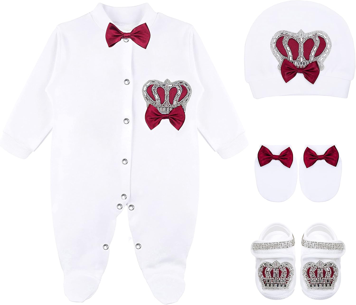 Lilax SLEEPWEAR ベビー・ボーイズ US サイズ: 3-6 Months カラー: レッド
