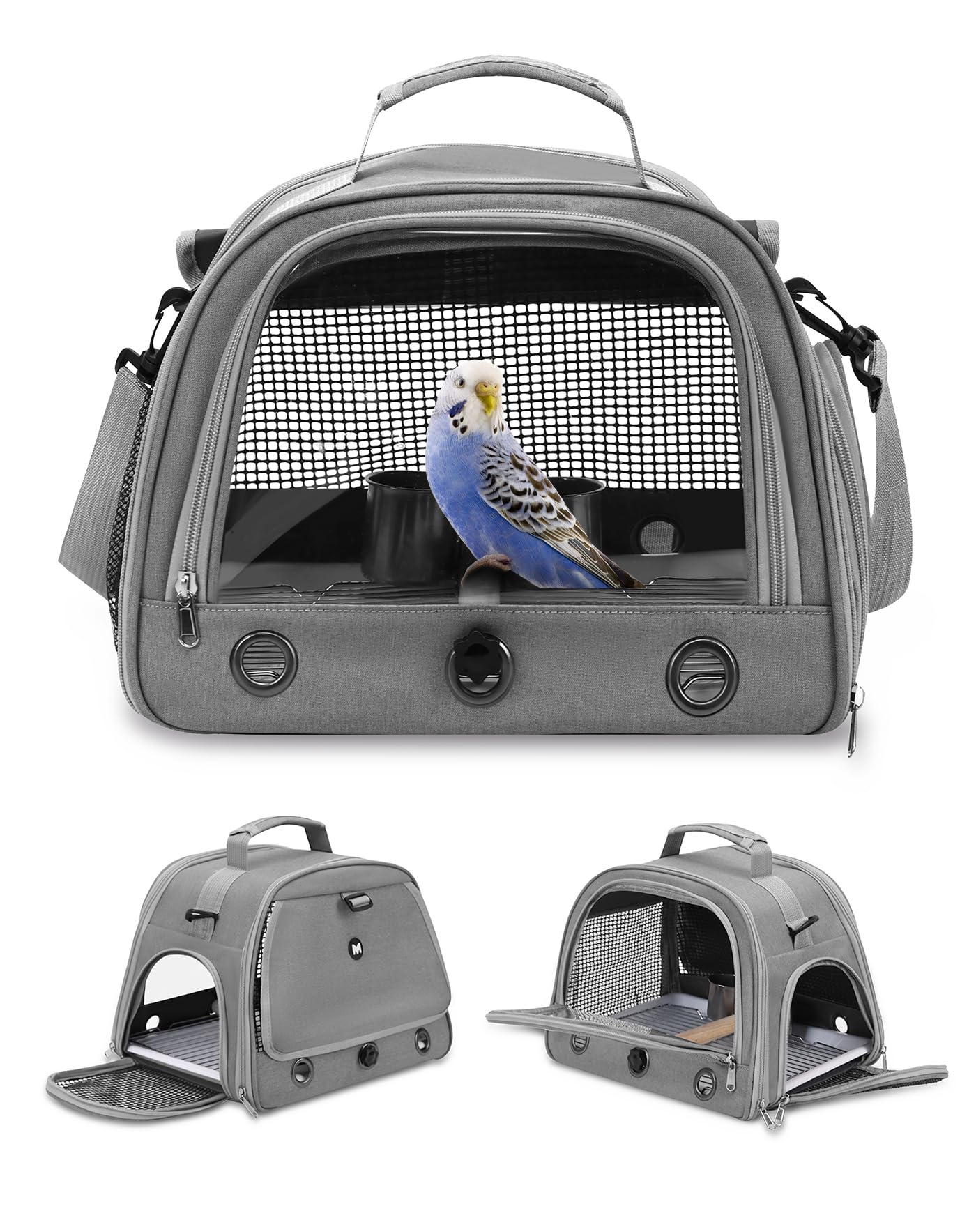 Amazon | YUCHONG 鳥 キャリーバッグ インコ キャリー 止まり木