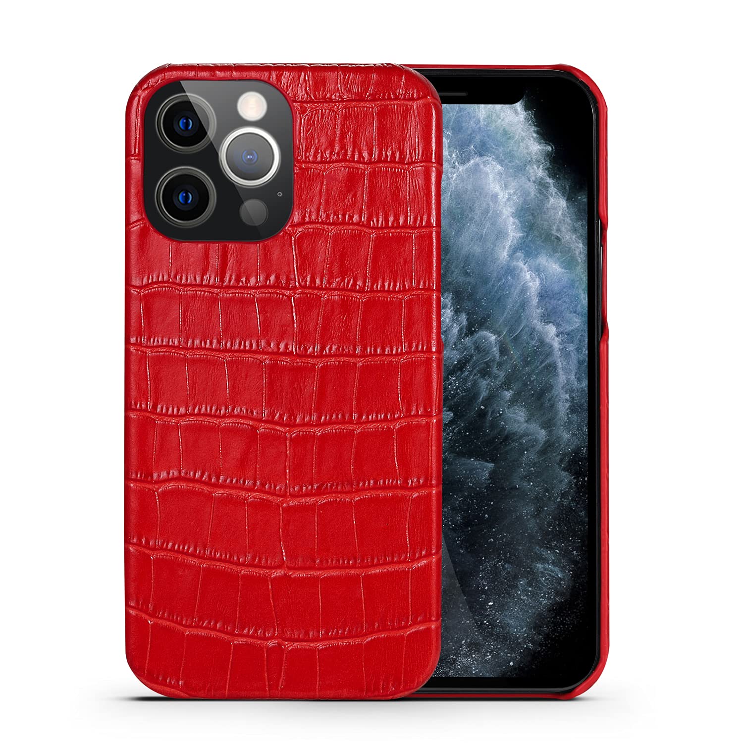 iPhone12本物クロコダイルケース Amazon.co.jp: Mcxiancrl iPhone 12 / 12 Pro 用 ケース