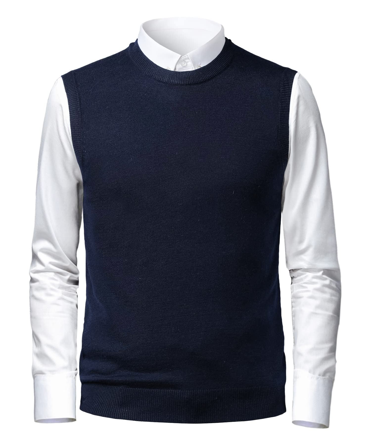Maglione Panciotto Gilet Canotte Sweater Felpa da Uomo Lavorato a Maglia Senza Maniche Smanicato Pullover Maglieria Panciotto