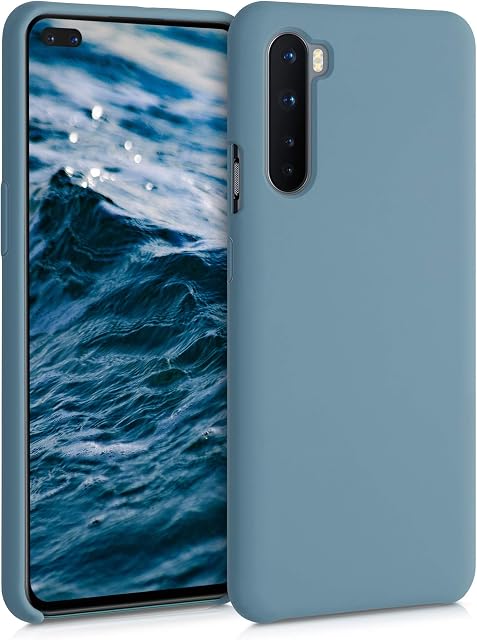 kwmobile Case Compatible with OnePlus Nord Case - TPU Silicone Phone Cover with Soft Finish - Antique Stone