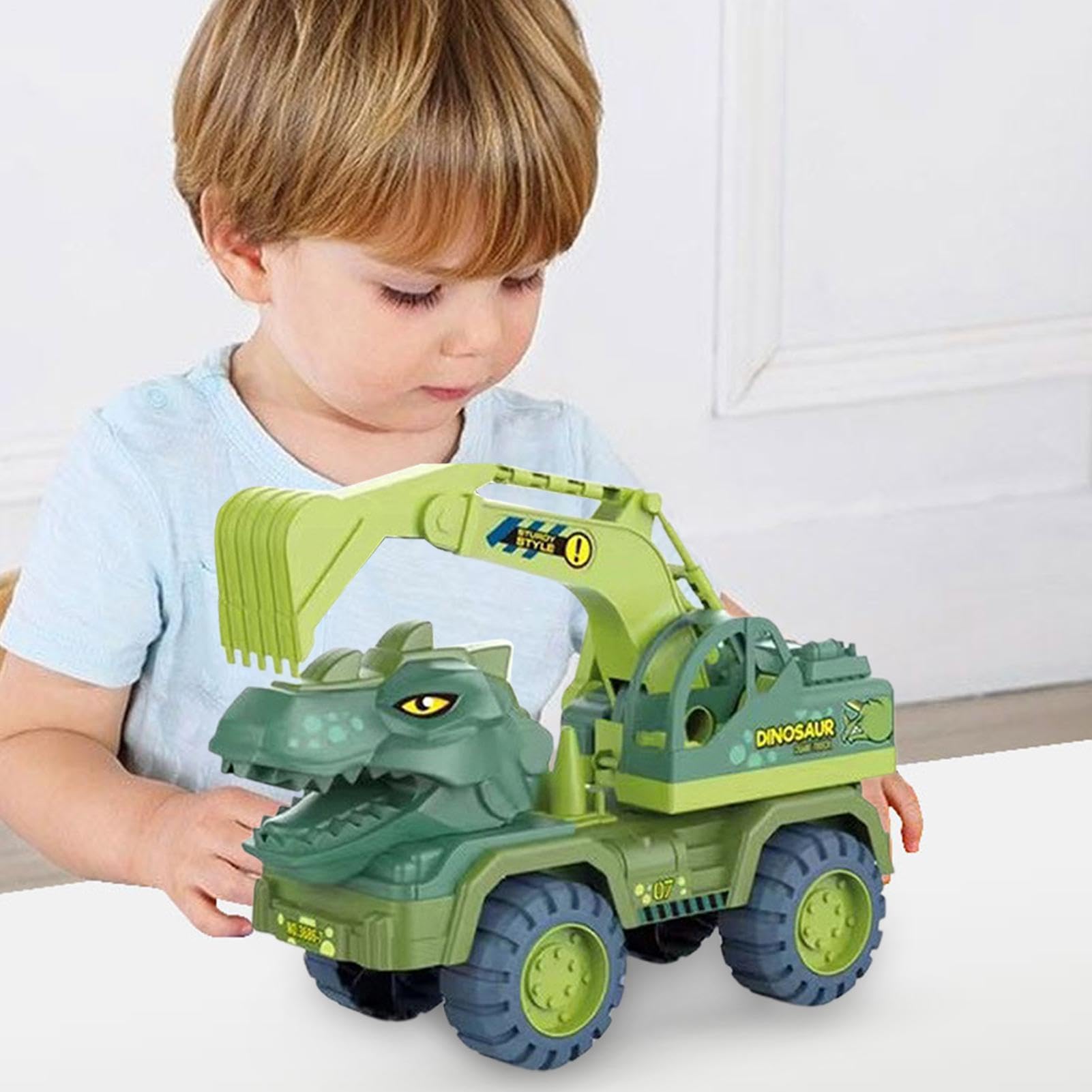 Ciężarówka do przewozu dinozaurów, pojazd inżynieryjny dinozaurów Samochód