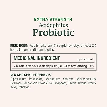 Nature's Bounty Acidophilus Probiotic 2 Billion, 150 caplets