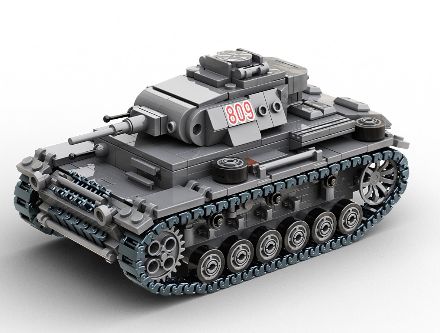 Panzer III Ausf.J zestaw klocków budowlanych