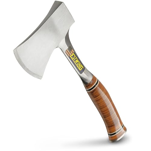 ESTWING Sportsman's Axe, 14' Leather Grip Hatchet, E24A
