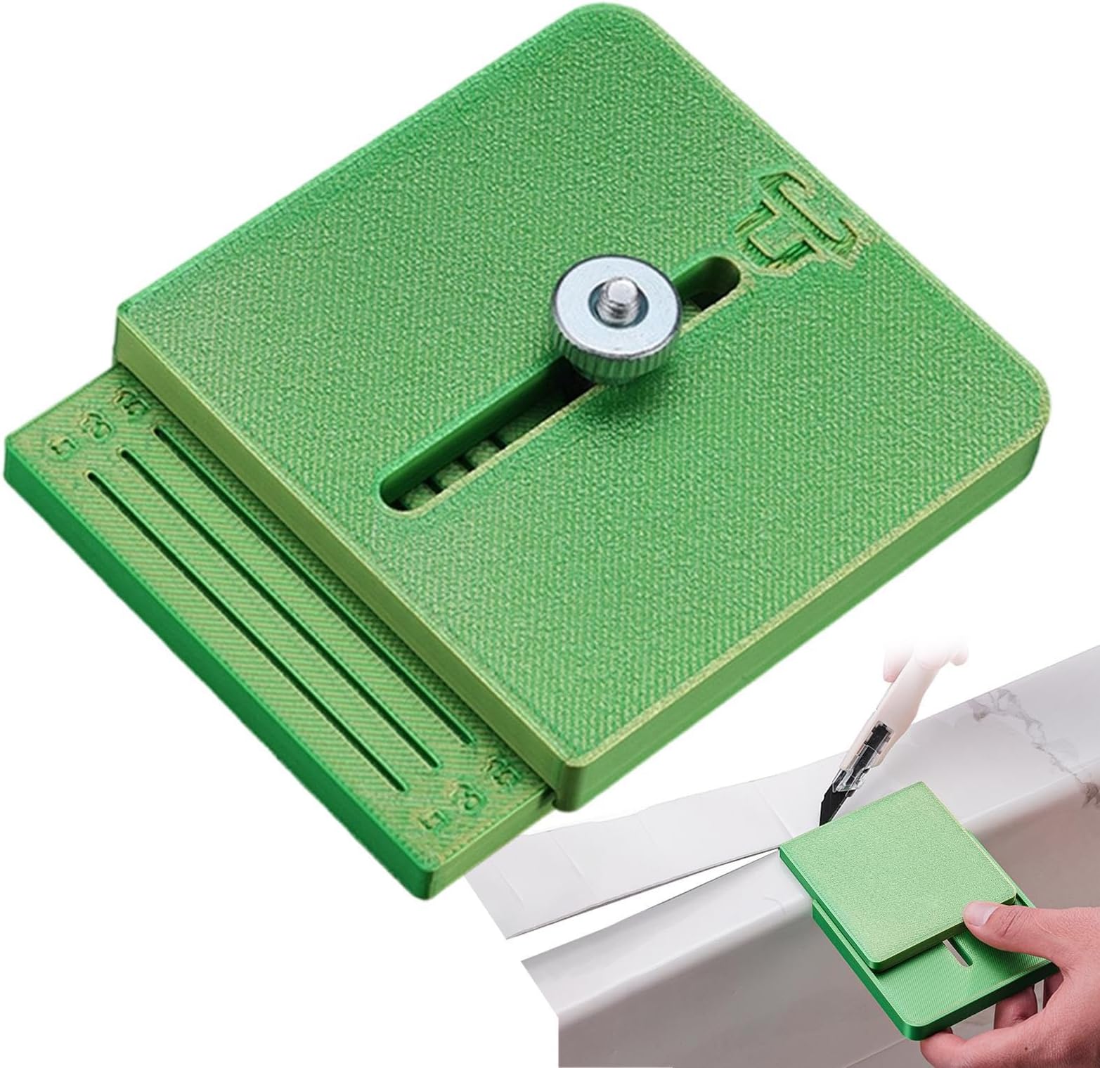 Edge Wrap Cutting Template Tool - Adjustable Handheld DIY Trimming Guide - Edge Wrap Cutting Template Tool,for Cabinet Door Car Furniture Wallpaper