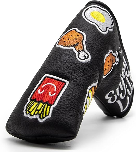 Funny Western Foods Golf Putter Head Cover, Blade Putter