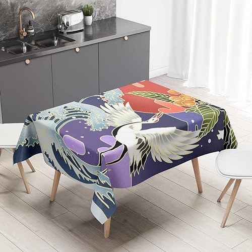 Miniatura 9 de Mantel rectangular verde claro para mesa, decoración de cocina, decoración de mesa, 30 x 30 pulgadas