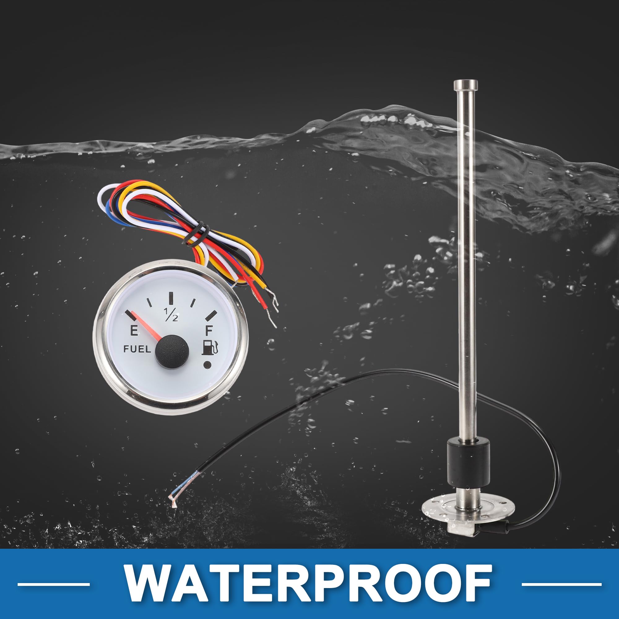 A ABSOPRO Kit Jauge Capteur D'Envoi Carburant Pour Bateau 1pc 240-33 Ohm
