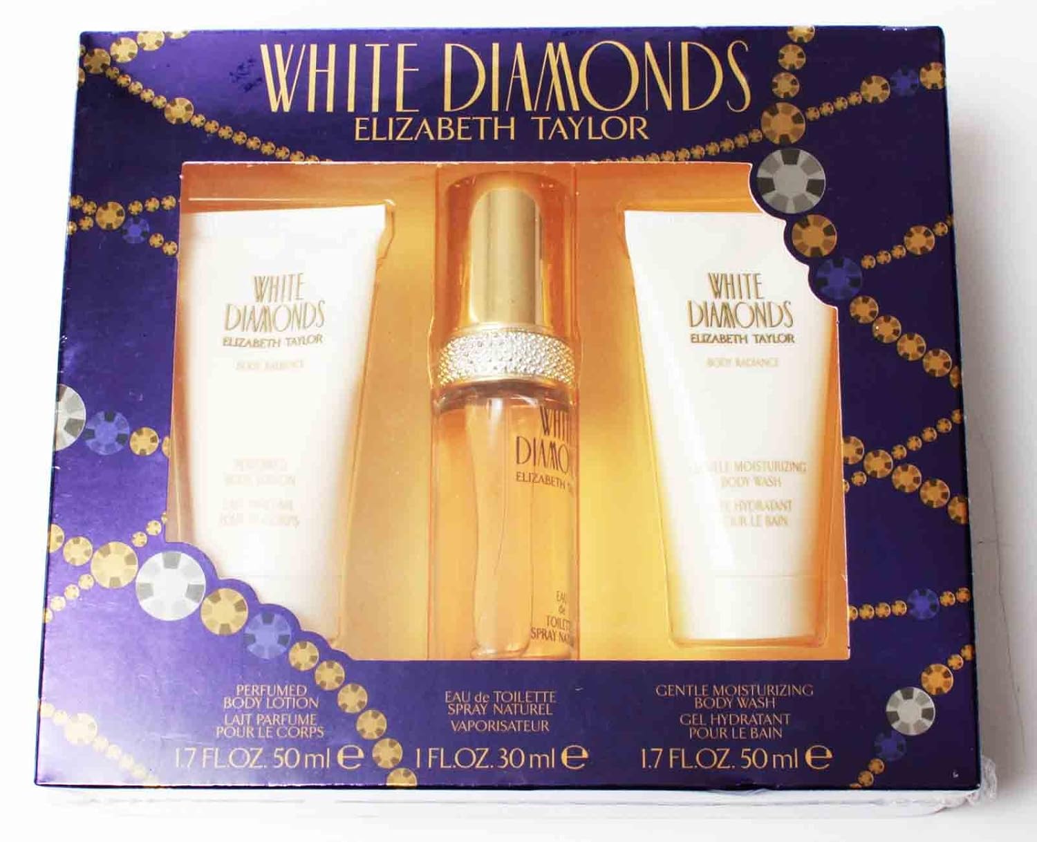 Elizabeth Taylor White Diamonds 3 Piece Gift Set