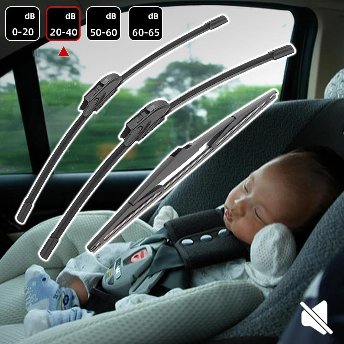 Accesorios Para Cepillos Escobillas Limpiaparabrisas Delanteras Y Traseras De 24" + 18" + 14" Para Mazda CX-5 CX5 KE 2012-2017