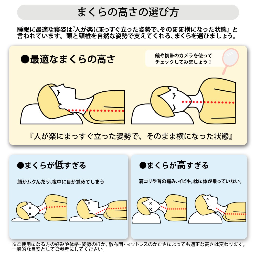 Amazon｜[ドウシシャ]枕 高さ調節できる 首・肩・頭を点で支える立体