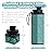 BEAUTAIL Collapsible Water Bottles, Silicone Foldable Water Bottle 610ml, BPA-Free Portable Reusable Leakproof Bottle for Gym Travel Camping Hiking Sports Outdoor, 1 Pack (Blue)