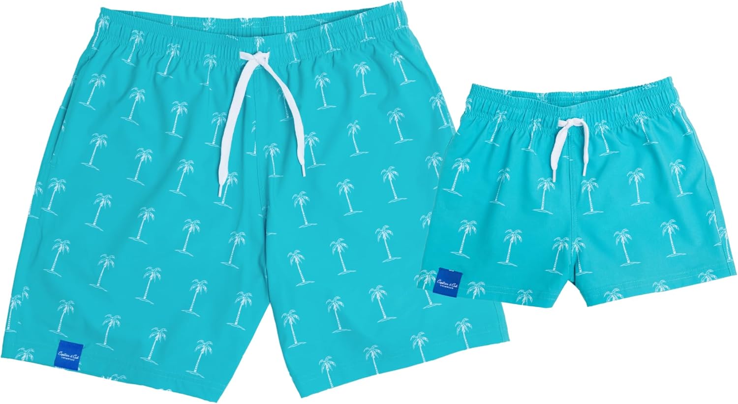 Father Son Island Palms Matching Swimsuits