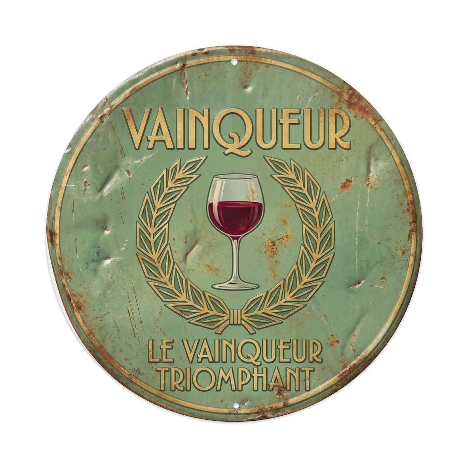 Victor Humorous Gathering Victor Metal Tin Sign