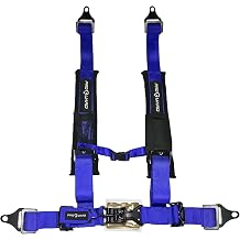 PROGUARD Offroad Harness Blue with 2" Nylon Straps and 4 Points of Contact - Compatible with All UTVs