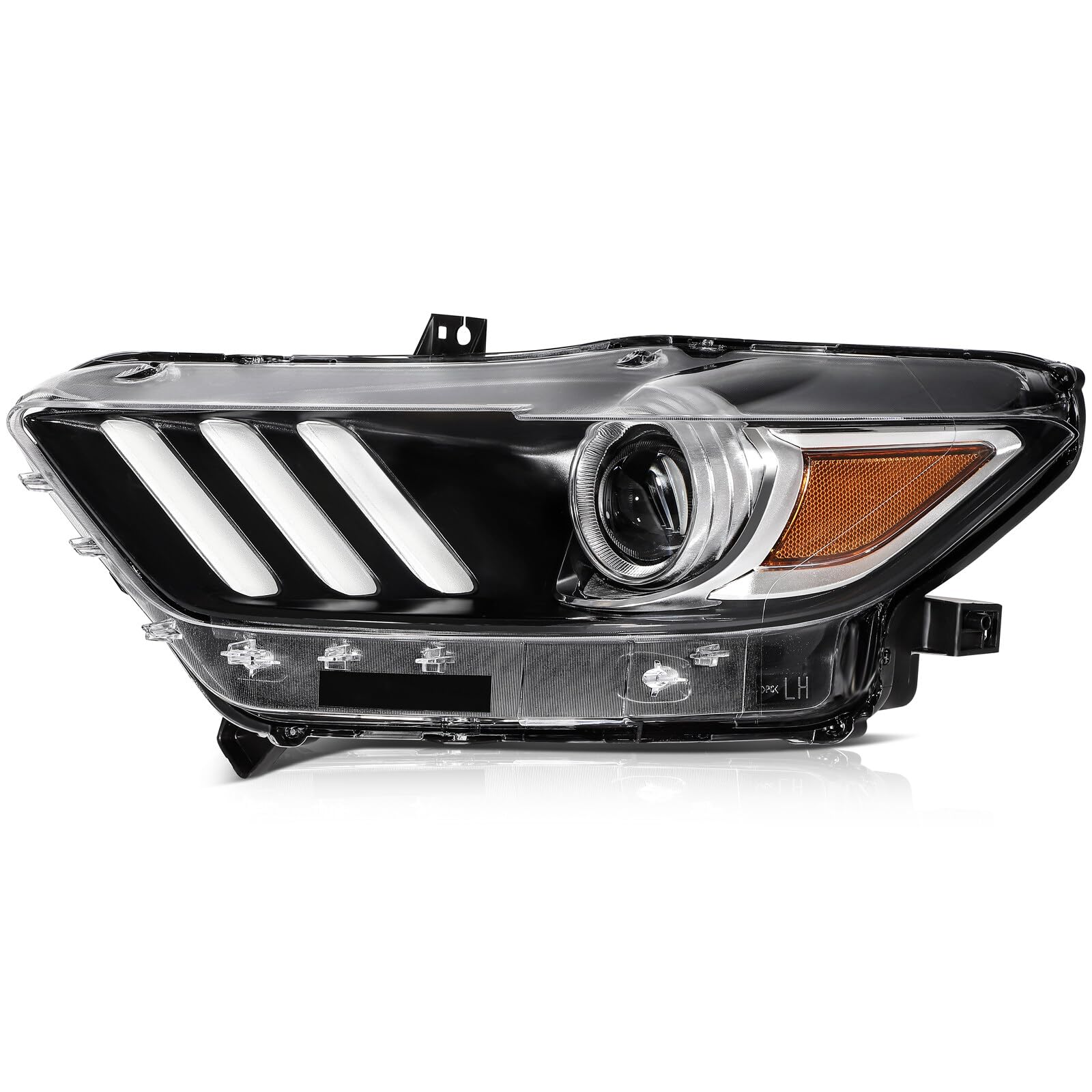 LBRST Black Housing Headlight Assembly