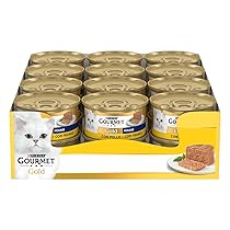 GOURMET Gold – Cibo Umido Gatto Adulto, Mousse con Pollo. 24 Lattine da 85 g