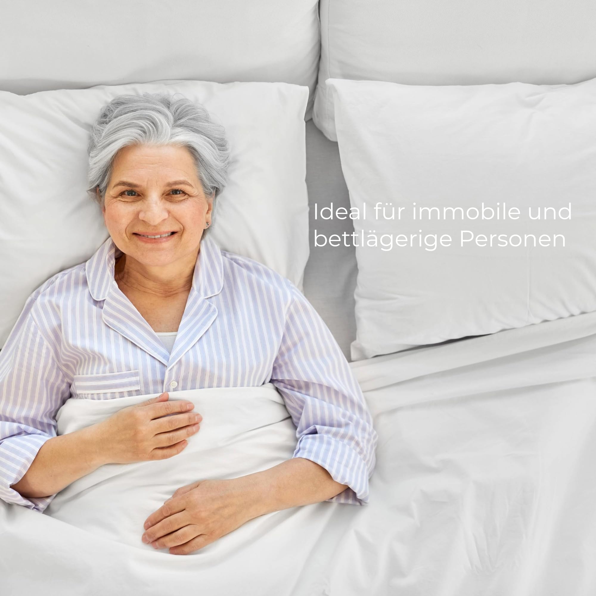 ABENA Shampoo Haube 5er Pack – Waschhaube mit Conditioner ohne Wasser, Haarwäsche für Bettlägerige & Pflege, sanft für empfindliche Kopfhaut