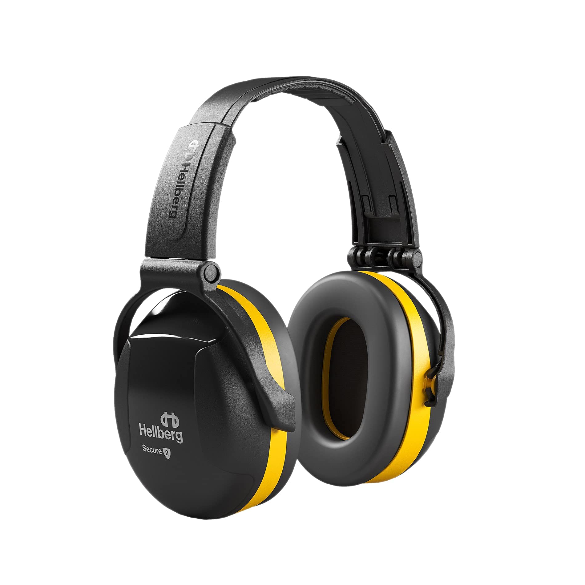 HELLBERG SAFETY Casque antibruit pliable Secure 2 41502-001 - Protection auditive professionnelle pour les bruits moyens à élevés (niveau 2)