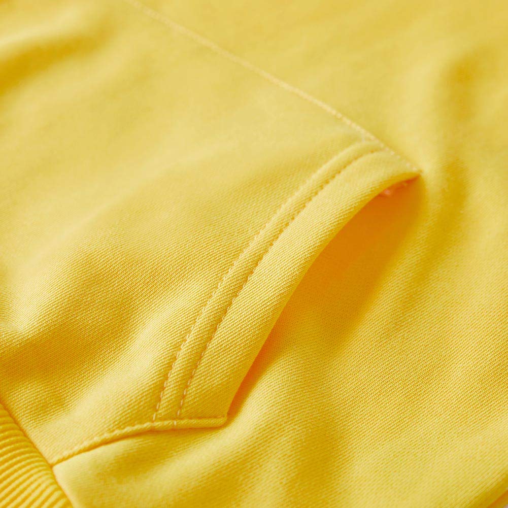 Spring&Gege - Sudaderas suaves, lisas y clásicas con capucha para niños y jóvenes (2-12 años)
