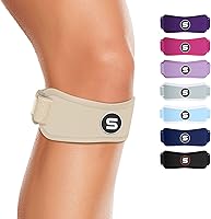 Vista 14 de Sleeve Stars - Correa de soporte para tendón rotuliano de marca sueca para mujeres y hombres, rodillera Osgood Schlatter eficaz para jóvenes